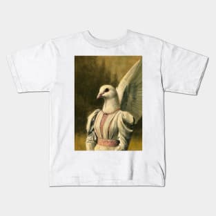 Victorian Dove Lady Kids T-Shirt